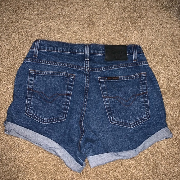 HARLEY DAVIDSON HIGH RISE JEAN SHORTS - Picture 2 of 2